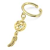 Dream Cather Gold Plated Silver Ear Cuff EC-700-GP